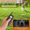 984FT Dog Training Collar IP65 Waterproof Pet Beep Vibration Electric Shock Collar 3 Channels Rechargeable Transmitter Receiver Trainer with Recording