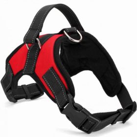 Dog Chest Strap Traction Rope Explosion proof Flushing Dog Chest Strap (Specifications (length * width): XL, colour: Star Spangled Banner)